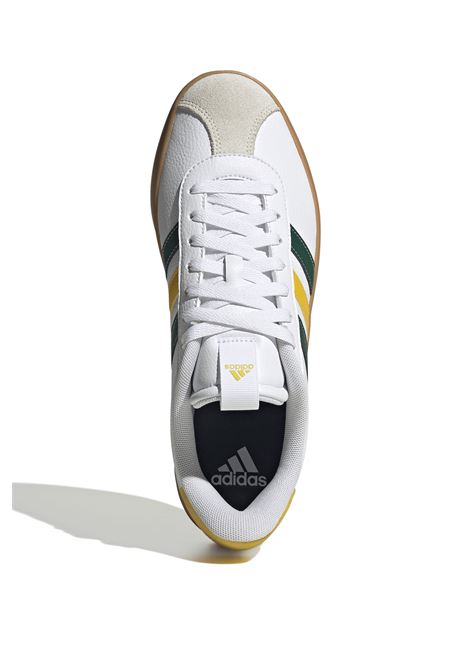 Scarpe Adidas VL Court 3.0 Bianco Verde Giallo Gum Uomo ADIDAS CORE | Sneakers | JI1756-